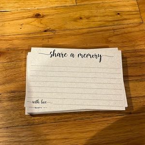 ‘Share a Memory’ cards